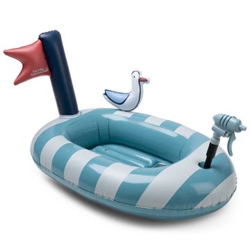Barchetta gonfiabile bambini con pistola ad acqua Swim Essentials - Bindi Giochi