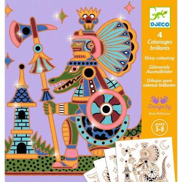 Gioco da Colorare Guerrieri Brillanti