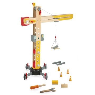 Grande Gru Giocattolo in Legno