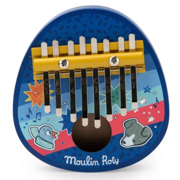 Kalimba per Bambini Puce e Pilou | Moulin Roty - Bindi Giochi Kalimba per Bambini Puce e Pilou | Moulin Roty - Bindi Giochi