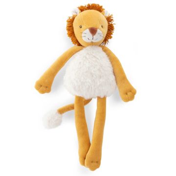 Primo sonaglio neonato leone morbido campanellino Moulin Roty Foresta Mawa regalo nascita - Bindi Giochi
 