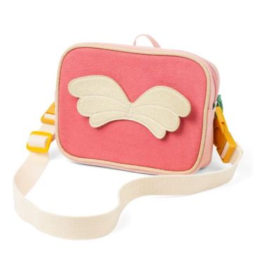 Accessorio 3-in-1 rosa per bambini: marsupio, tracolla e tasca per zaino - Bindi Giochi