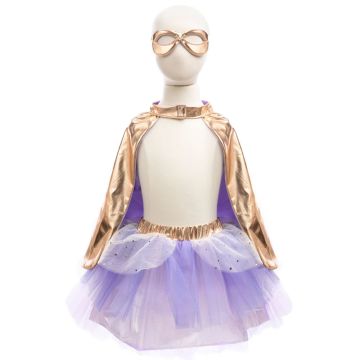 Costume Tutù Supereroina Oro | Great Pretenders - Bindi Giochi