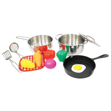  Set Pentole in Acciaio Inox di Spielamaus