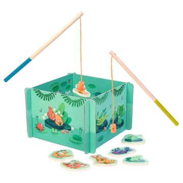 Pesca Magnetica in Legno Giungla
