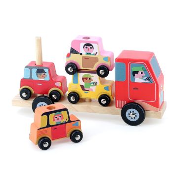 Camion Auto Impilabili in Legno di Vilac