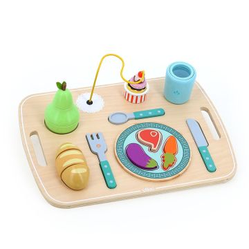 Vassoio Pranzo Multiattività in Legno | Vilac - Bindi Giochi