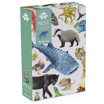 Puzzle Cerca e Trova Animali nel Mondo 