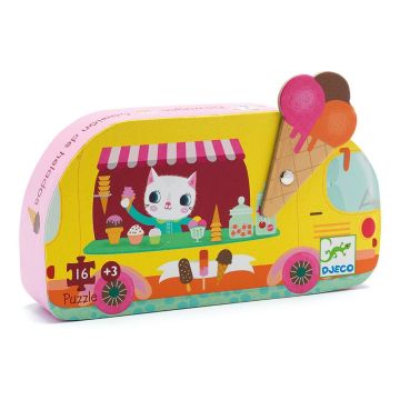 Puzzle 16 Pezzi Furgoncino dei Gelati Puzzle 16 Pezzi Furgoncino dei Gelati