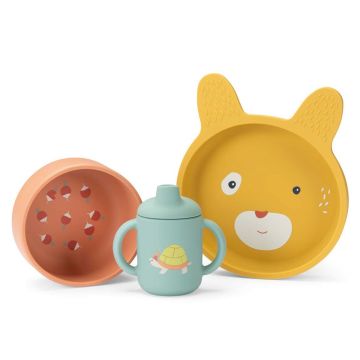 Set Pappa Tre Coniglietti di Moulin Roty