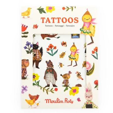 Tatuaggi per Bambini Les Minouchkas di Moulin Roty