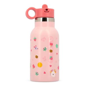 Borraccia termica rosa Jeanne il Gatto Lilliputiens 350ml inox - Bindi Giochi Borraccia termica rosa Jeanne il Gatto Lilliputiens 350ml inox - Bindi Giochi