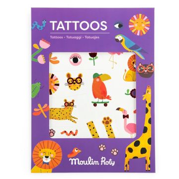 Tatuaggi per Bambini Les Toupitis di Moulin Roty