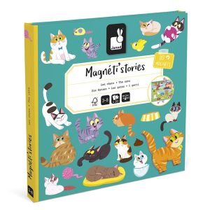 Gioco magnetico Storie di Gatti Janod Magnetistories regalo compleanno 3 anni - Bindi Giochi